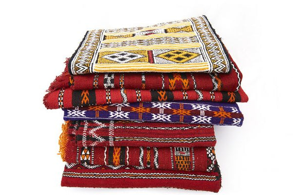 Small Moroccan Kilim Carpet