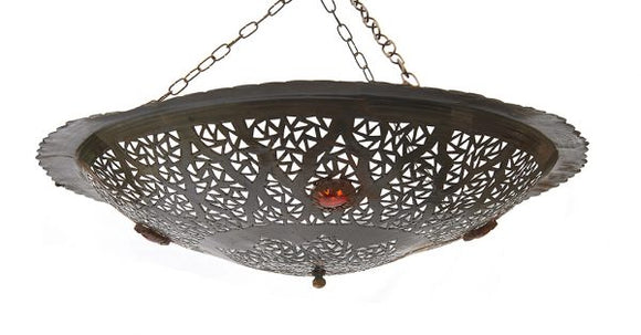 Hanging Moroccan Metal Lamp