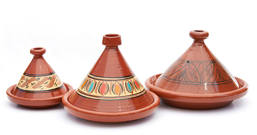 Medium Glazed Moroccan Cooking Tagine 10.5' Diameter Haven