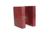 Rustic Hand Stitched Leather Journals with Cotton Paper