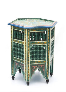Moroccan Hand Painted Tea Table