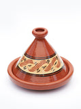 Small Glazed Moroccan Cooking Tagine -9" Diameter