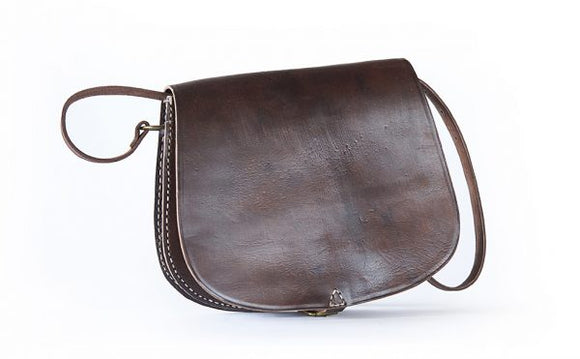 Tough Moroccan Leather Shoulder Bag