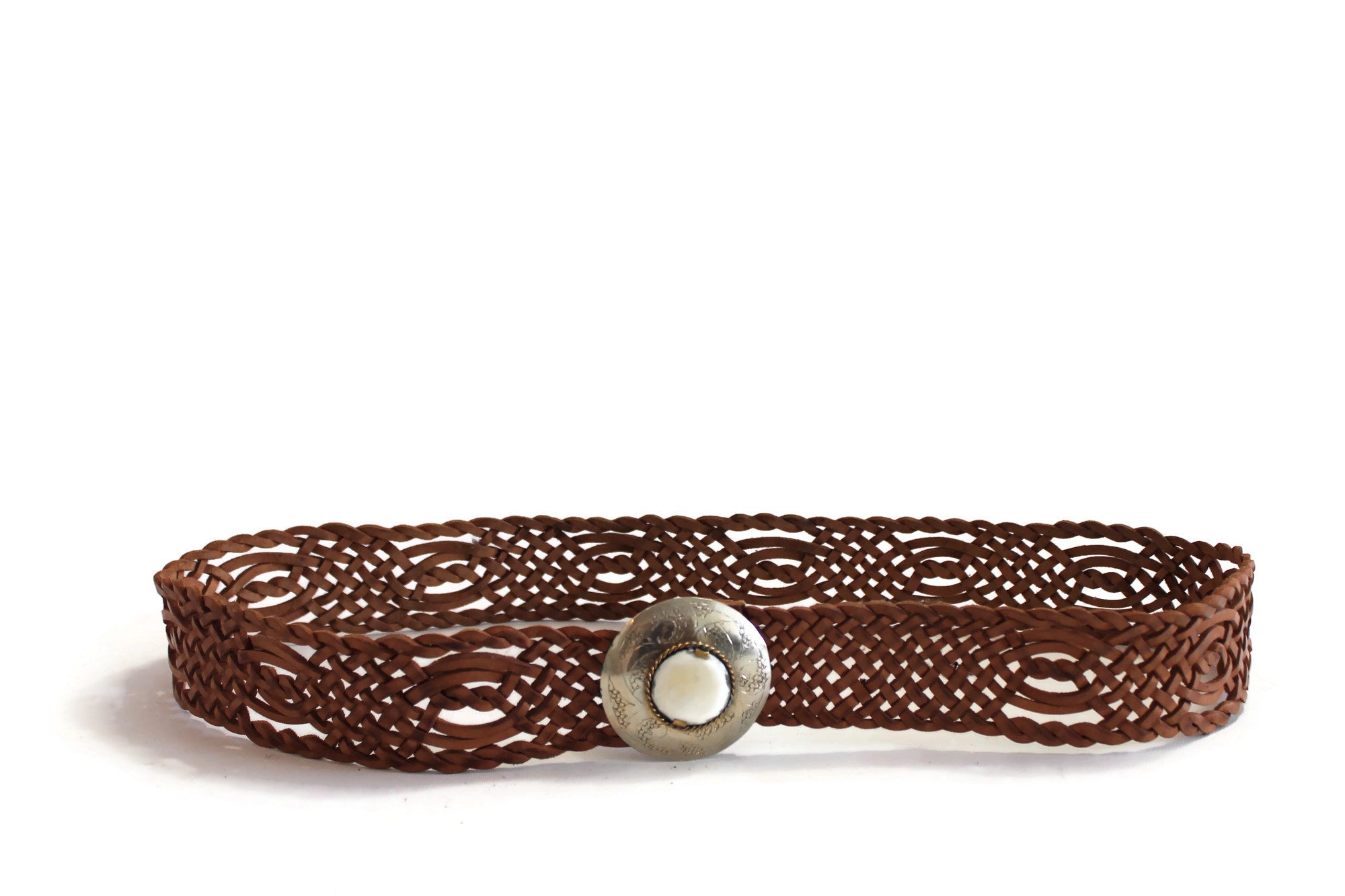 Hand Braided Wide Moroccan Leather Belt – Haven Furnishings Ltd.
