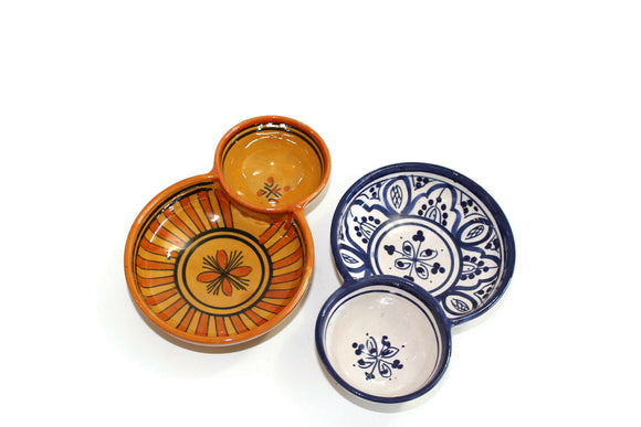 Moroccan Hand Painted Olive Dish